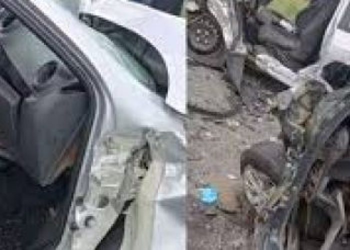 Cinco homens morrem após batida entre dois carros na Bahia